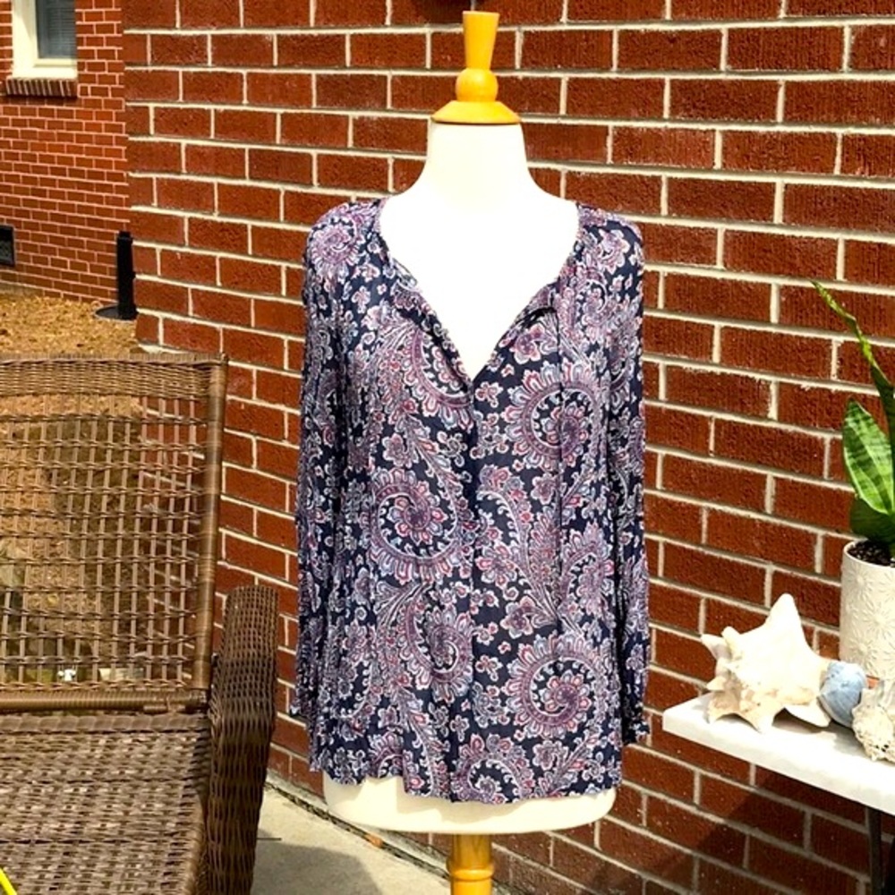 Lucky Brand Floral/Paisley Shirt